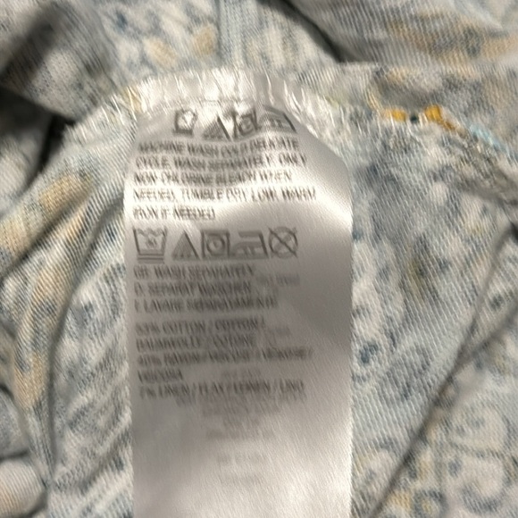 Naturals d&co. Dress size medium linen blend boat neck sleeveless  side pockets - Picture 10 of 10